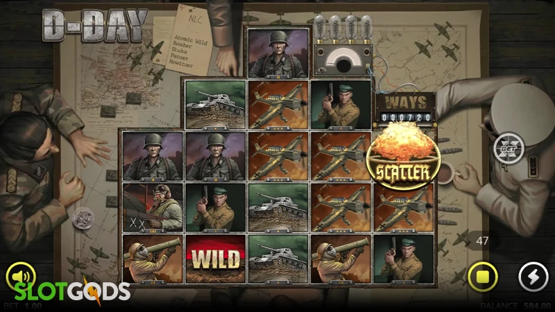 D-Day Slot - Screenshot 1