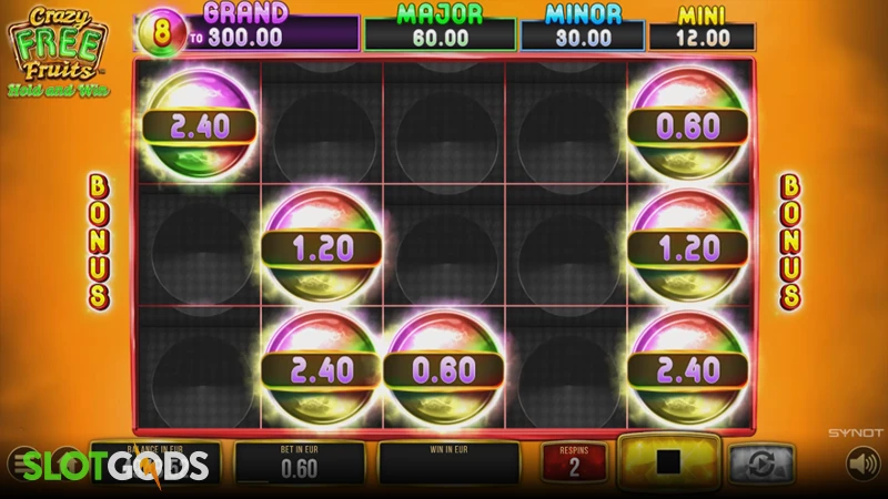 Crazy Free Fruits Slot - Screenshot 3