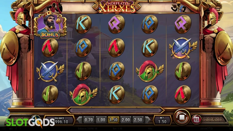 Undefeated Xerxes Slot - Screenshot 