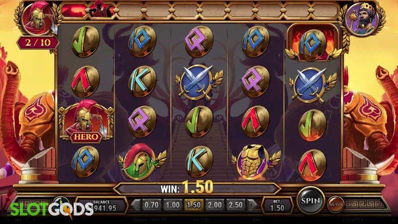 Undefeated Xerxes Slot - Screenshot 4