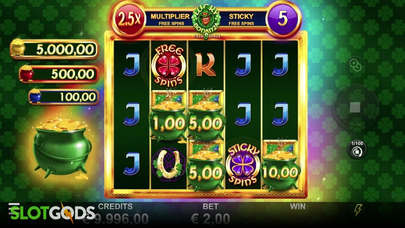 Lucky Bonanza Cash Spree Slot - Screenshot 