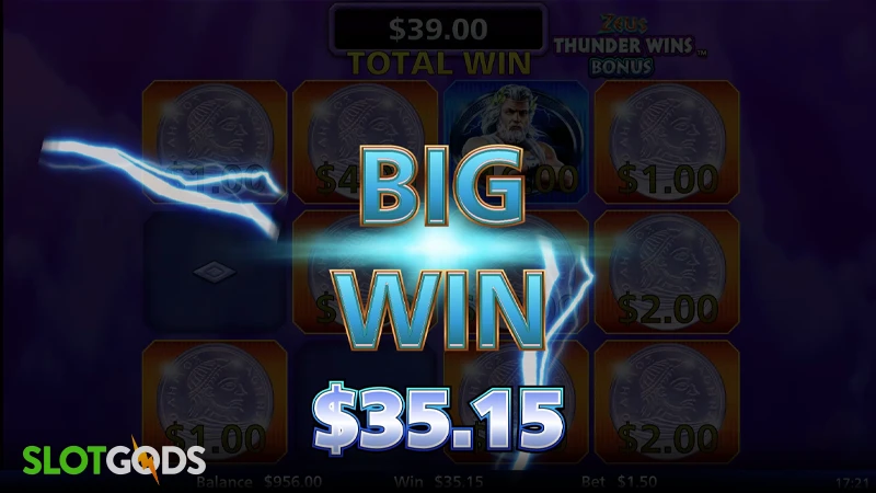 Zeus Thunder Wins Slot - Screenshot 4