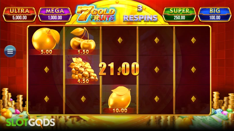 7 Gold Fruits Slot - Screenshot 3