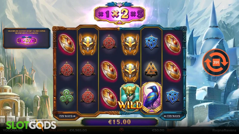 Ragnaravens Wild Energy Slot - Screenshot 4