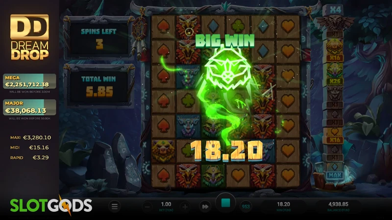 Totem Guardians Dream Drop Slot - Screenshot 4