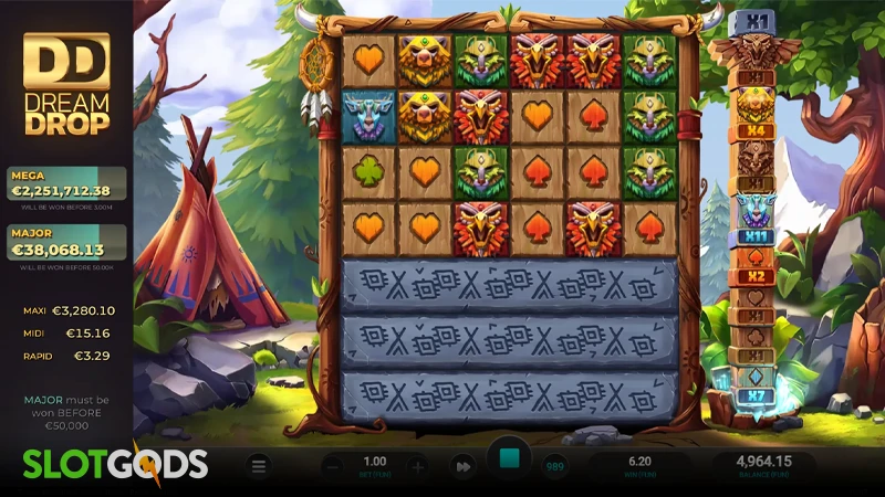 Totem Guardians Dream Drop Slot - Screenshot 