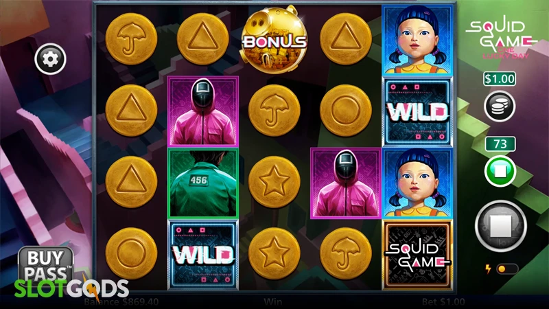 Squid Game One Lucky Day Slot - Screenshot 
