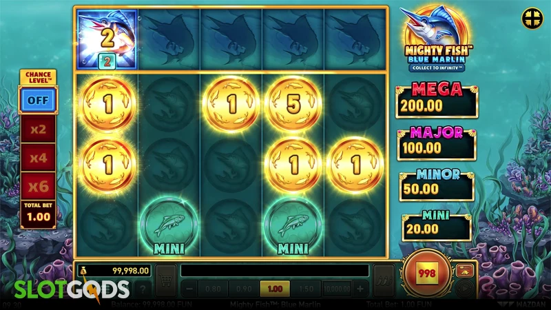 Mighty Fish: Blue Marlin Slot - Screenshot 