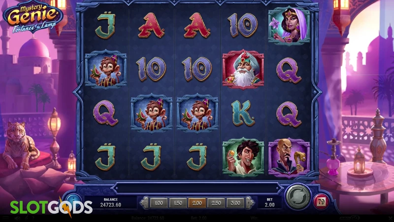 Mystery Genie Fortunes of the Lamp Slot - Screenshot 
