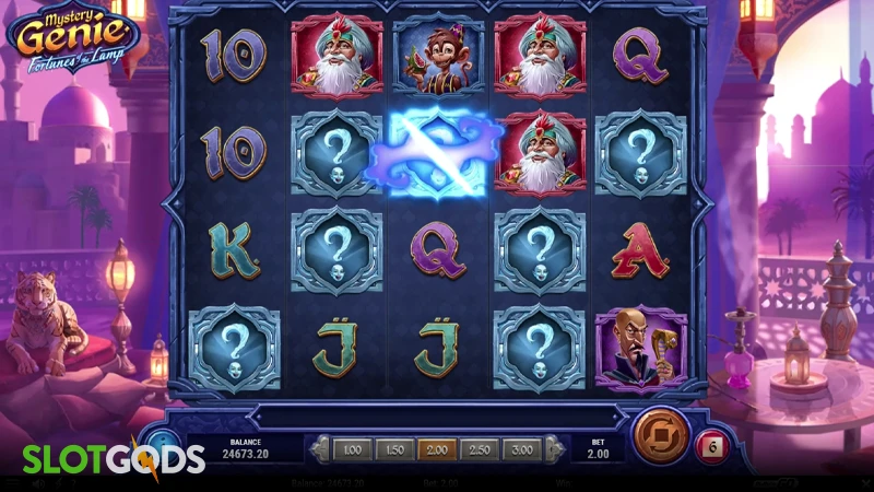 Mystery Genie Fortunes of the Lamp Slot - Screenshot 3