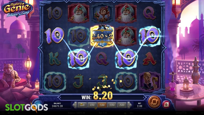 Mystery Genie Fortunes of the Lamp Slot - Screenshot 4