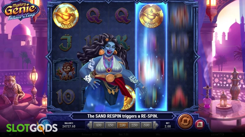 Mystery Genie Fortunes of the Lamp Slot - Screenshot 2