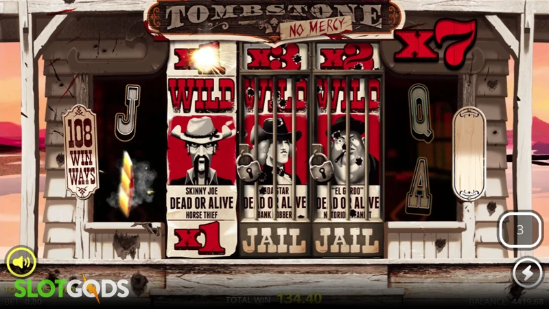 Tombstone No Mercy Slot - Screenshot 