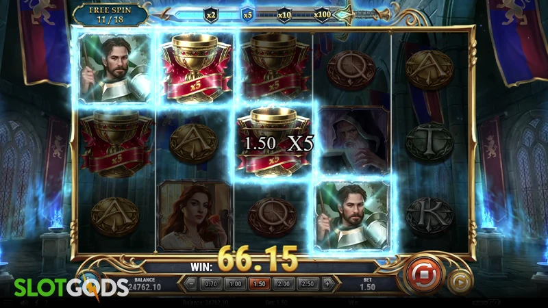 The Sword and the Grail Excalibur Slot - Screenshot 3