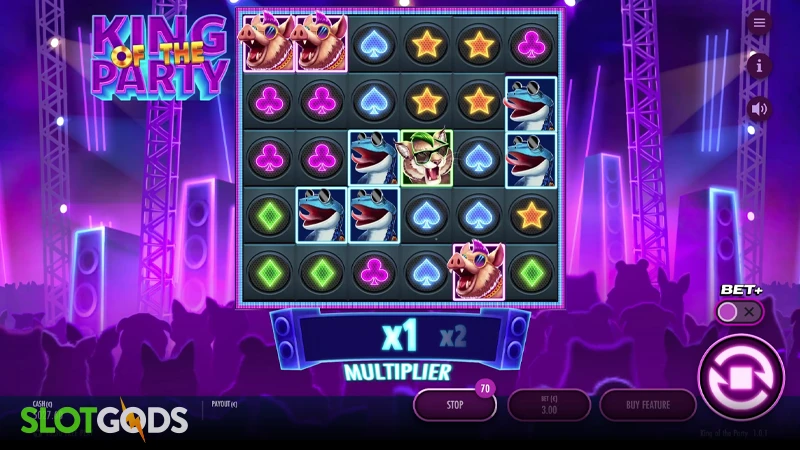 King of the Party Slot - Screenshot 