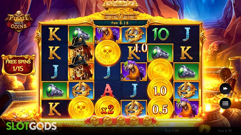 Pirate Multi Coins Slot - Screenshot 3