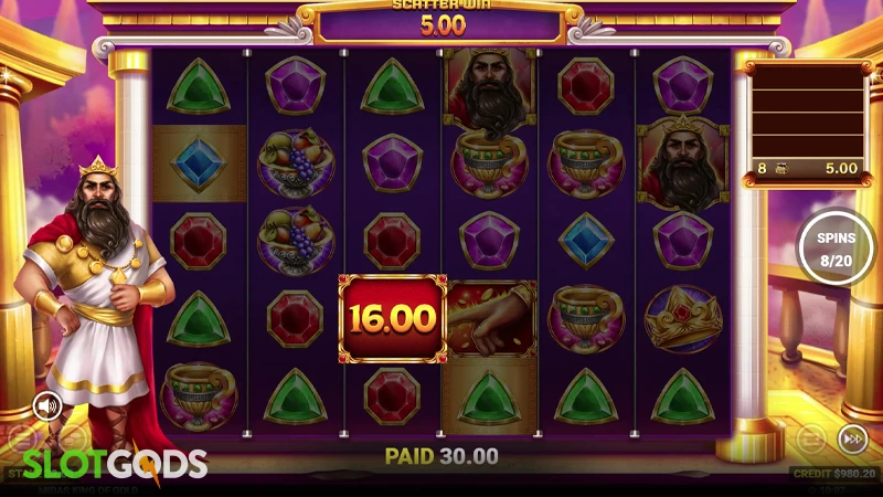 Midas King of Gold Slot - Screenshot 3