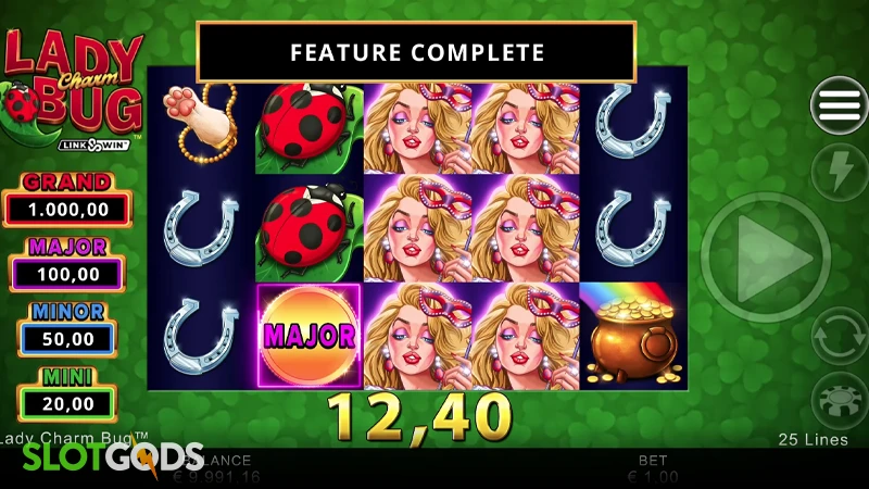 Lady Charm Bug Slot - Screenshot 2