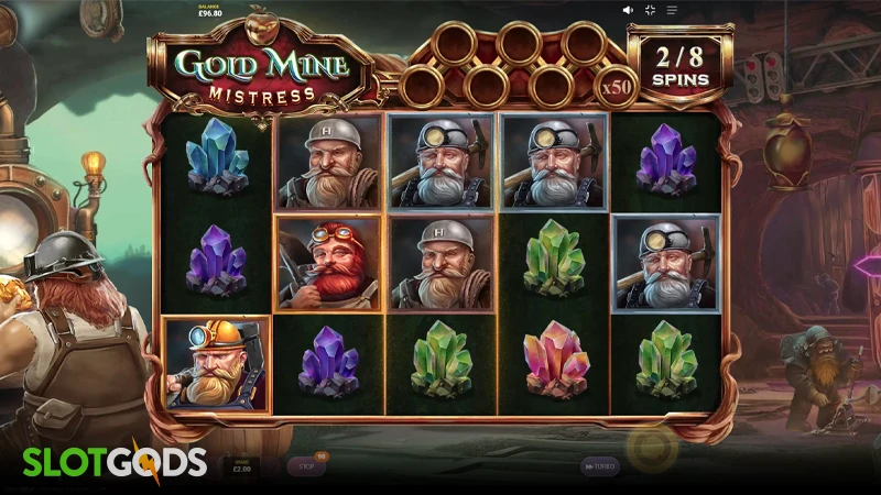 Gold Mine Mistress Slot - Screenshot 