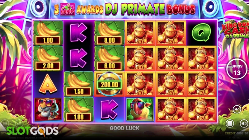 King Kong Cash DJ Prime8 Slot - Screenshot 