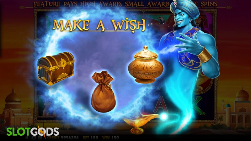 3 Genie Wishes Slot - Screenshot 3