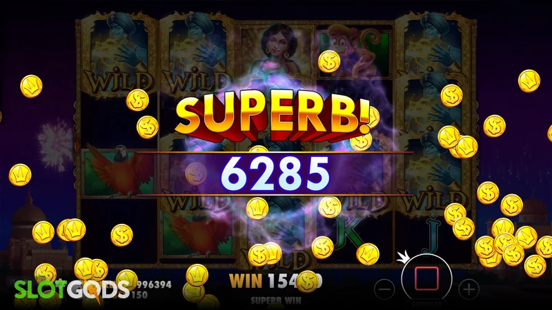 3 Genie Wishes Slot - Screenshot 4