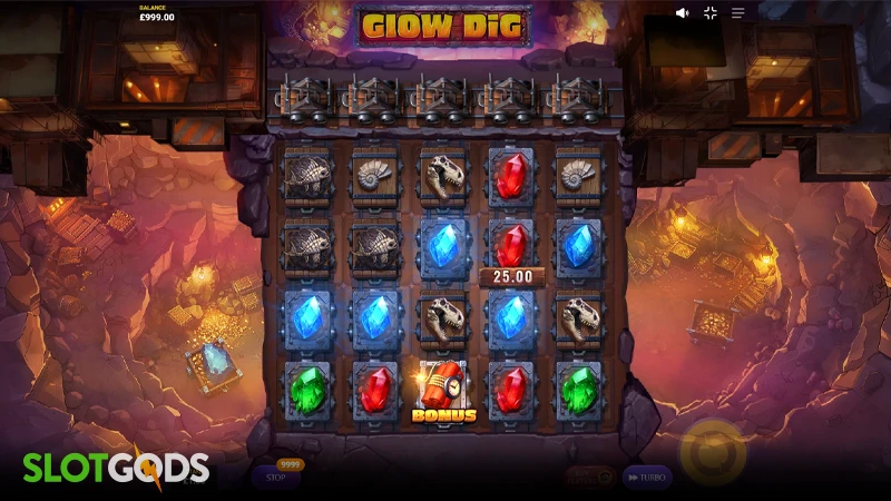 Glow Dig Slot - Screenshot 