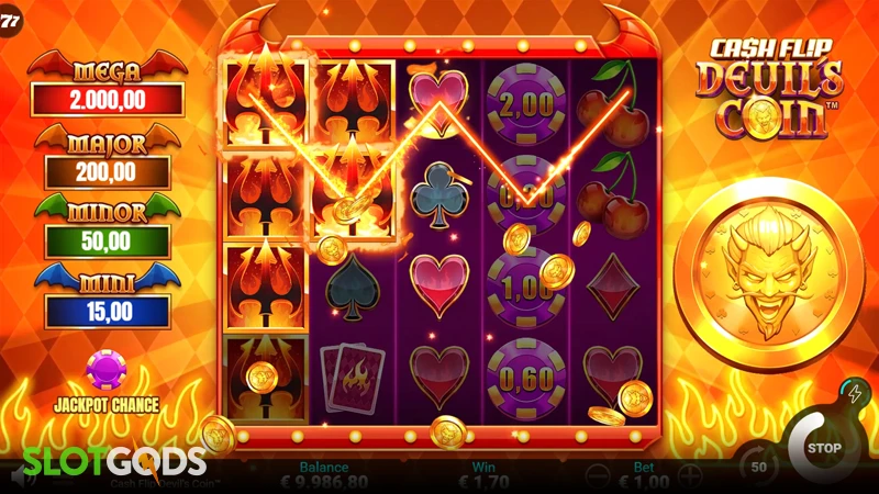 Cash Flip Devil's Coin Online Slot by Snowborn Games