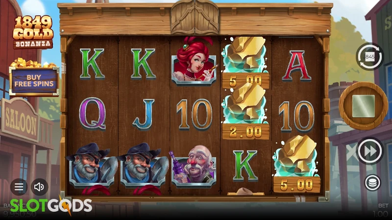 1849 Gold Bonanza Slot - Screenshot 