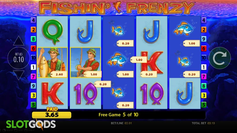 Fishin' Frenzy Online Slot by Blueprint Gaming