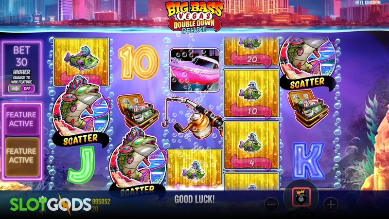 Big Bass Vegas Double Down Deluxe Slot - Screenshot 