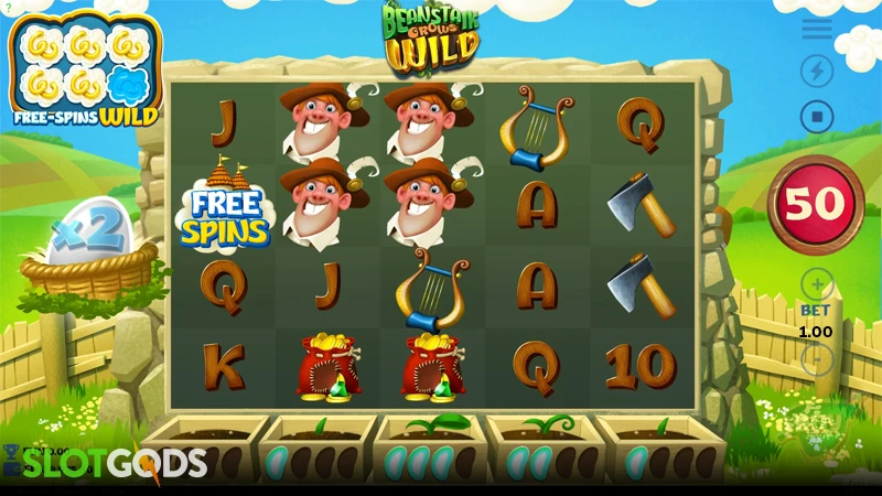 Beanstalk Grows Wild Slot - Screenshot 