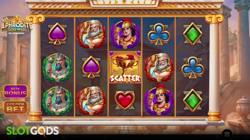 Aphrodite Goes Wild: RushingWilds Slot - Screenshot 