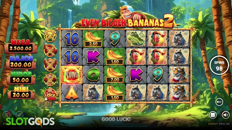 King Kong Cash Even Bigger Bananas 2 Slot - Screenshot 