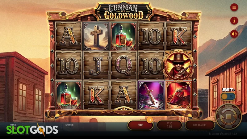 The Gunman of Goldwood Slot - Screenshot 