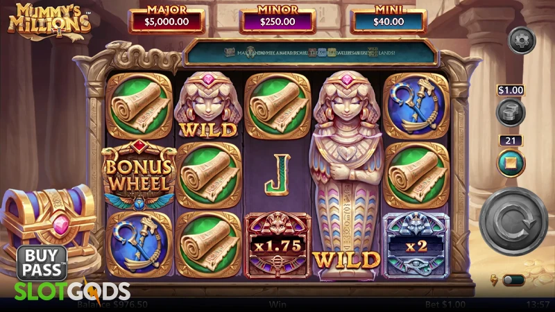 Mummy’s Millions Slot - Screenshot 