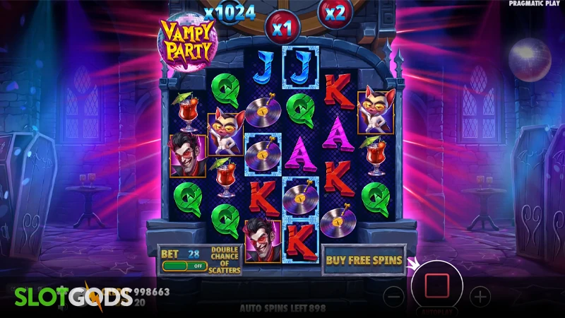 Vampy Party Slot - Screenshot 