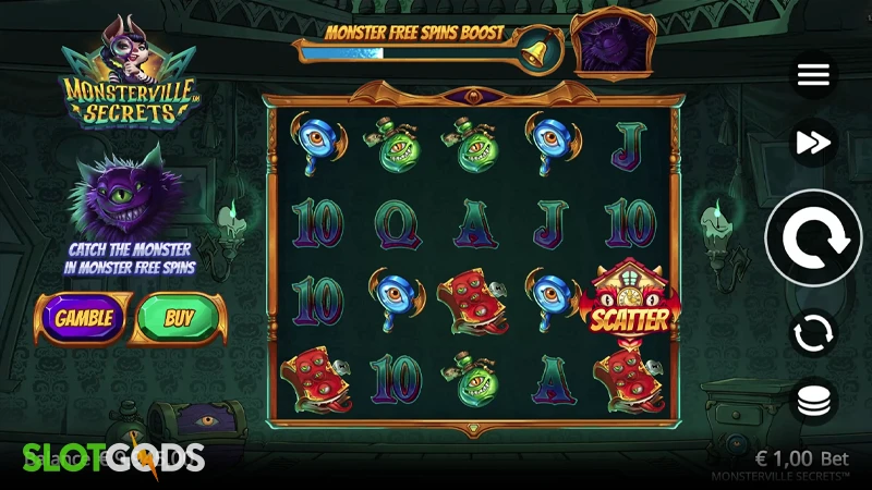 Monsterville Secrets Slot - Screenshot 