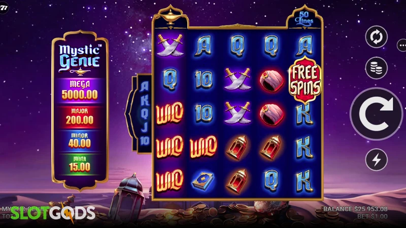 Mystic Genie Slot - Screenshot 