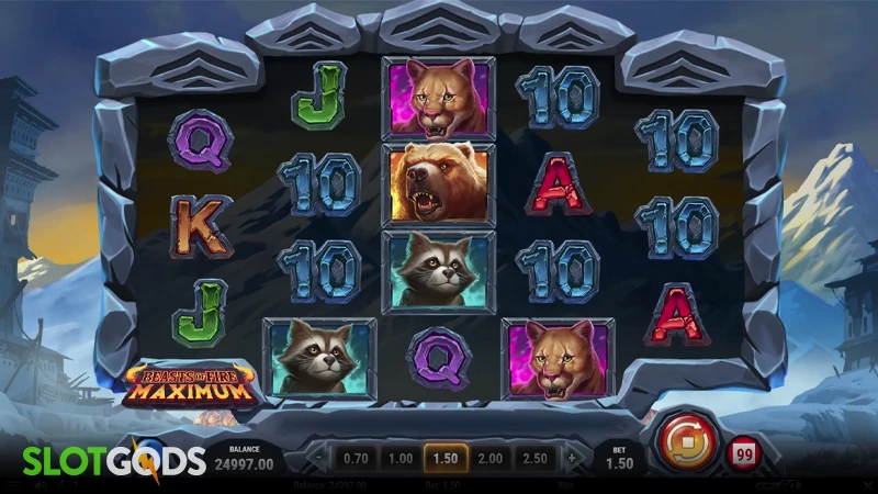 Beasts of Fire Maximum Slot - Screenshot 