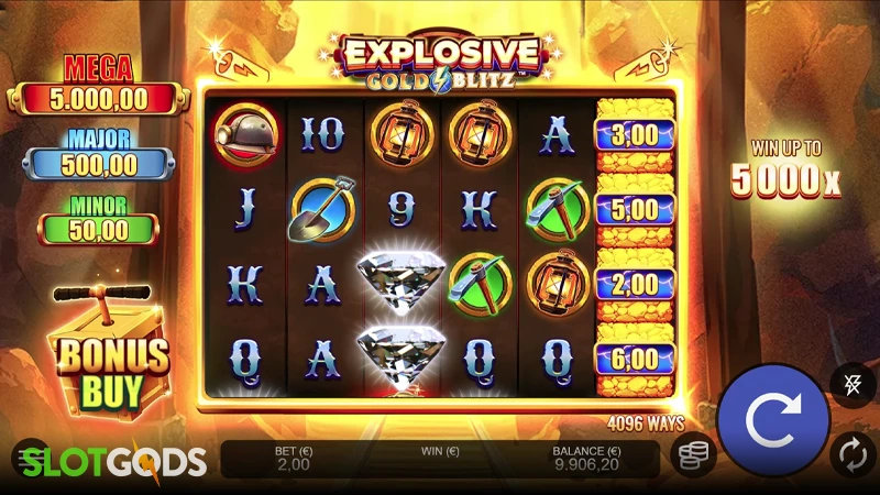 Explosive Gold Blitz Slot - Screenshot 