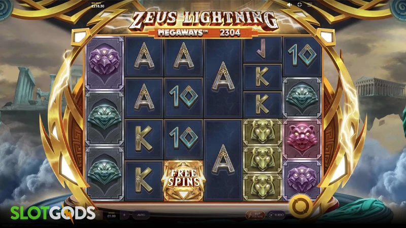 Zeus Lightning Megaways Slot - Screenshot 