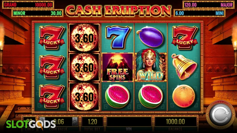 Cash Eruption Slot - Screenshot 