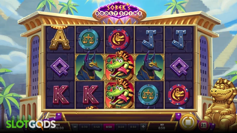 Sobek's Godly Spins Slot - Screenshot 