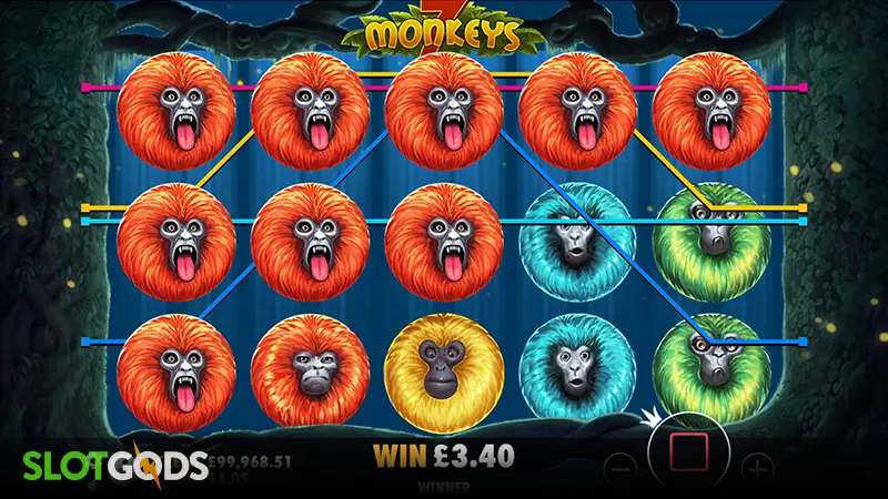 7 Monkeys Slot - Screenshot 