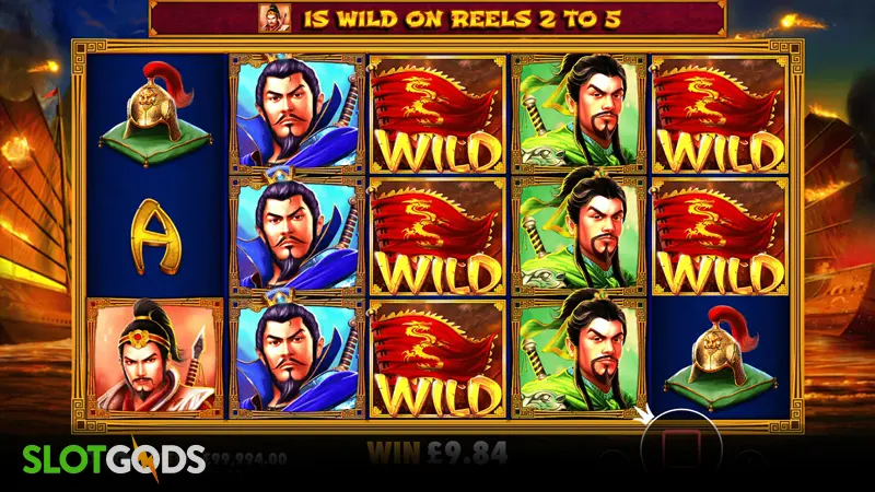 3 Kingdoms - Battle of Red Cliffs Slot - Screenshot 