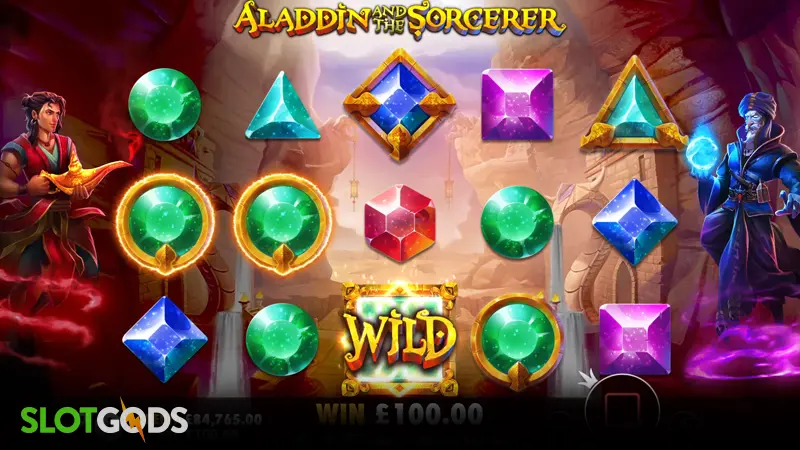 Aladdin and the Sorcerer Slot - Screenshot 