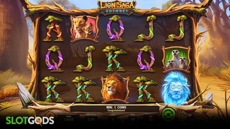 Lion Saga Odyssey Slot - Screenshot 