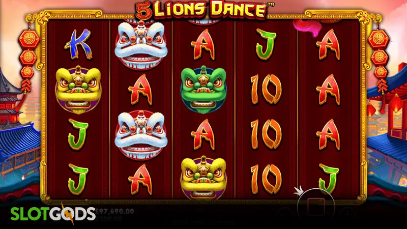 5 Lions Dance Slot - Screenshot 