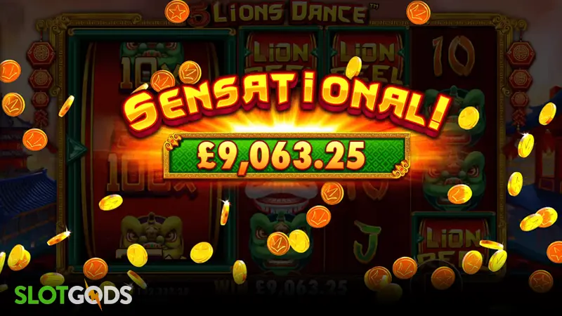 5 Lions Dance Slot - Screenshot 3